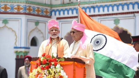 नवनियुक्त प्रधानमन्त्री ओलीलाई मोदीले दिए बधाइ