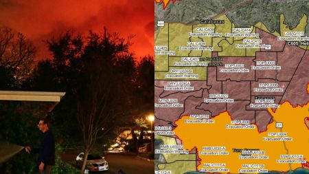 लस एन्जलसको जंगलमा आगलागी: अधिकारीहरूले व्यापक प्रयास गर्दै, ११ जनाको मृत्यु