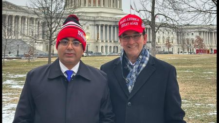 अमेरिकी राष्ट्रपति डोनाल्ड ट्रम्पको सपथग्रहणमा नेपाली नेता एकनाथ ढकालको सहभागिता