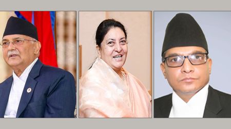 आजको दिनको हाईप्रोफाइल यात्रा:  केपी शर्मा ओली, विद्यादेवी भण्डारी र डा. शर्मा