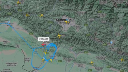 तीव्र हावा चल्दा विमानस्थलमा अवतरण हुन सकेनन् जहाज, दुईवटा डाइभर्ट