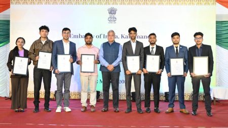 काठमाडौंमा भारतको २३औं गोल्डेन जुबिली छात्रवृत्ति दिवस सम्पन्न