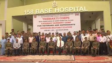 धरानका १७ सहित २९ नेपालीको दृष्टि फर्कियो! भारतीय सेनाले बागडोग्रामा चलायो चमत्कारी आँखा शिविर