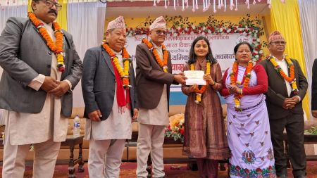 मोरङमा भारत सरकारको सहयोगमा निर्माण हुने विद्यालय भवनको शिलान्यास सम्पन्न