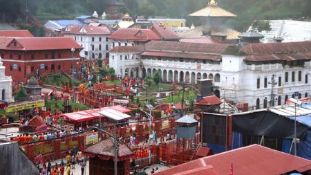 पशुपतिमा आज साउने सोमबारको तेस्रो भीड