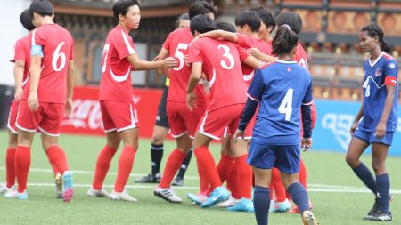 नेपाल एएफसी यु–२० एसियन कप छनोटबाट बाहिरियो, उत्तर कोरियासँग ११–० को लज्जास्पद हार