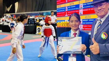 २५ वर्षमै नेपालकी कान्छी अन्तर्राष्ट्रिय तेक्वान्दो निर्णायक! थाइल्यान्डमा सुनिता