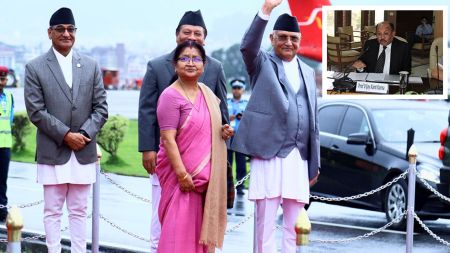 वीरगञ्जमा पूर्वराजदूतको प्रहारः ‘चुच्चे नक्सा संविधानमा हाल्नु ओलीको गल्ती’