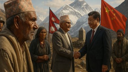 भूभाग गुमाएर मैत्रीको गीत? प्रधानमन्त्रीको चीन भ्रमण विवादमा