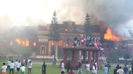 शीतल निवासमा आगजनी!