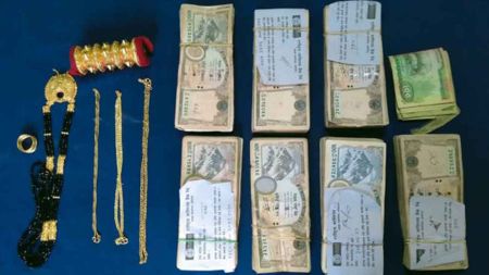 काभ्रेपलान्चोकमा स्रोत नखुलेको १२ लाख बराबरको नगद र सुनसहित एक युवक पक्राउ!