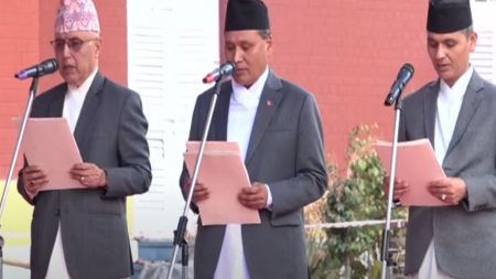राष्ट्रपतिबाट तीन मन्त्रीलाई शपथ, कार्की मन्त्रिपरिषद् विस्तार!
