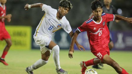 साफ यू–१७ च्याम्पियनसिपमा नेपालको विजयी सुरुवात, श्रीलङ्कामाथि २–० को जित!