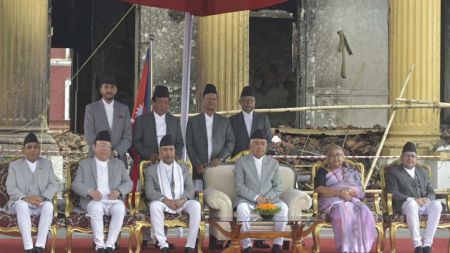 शपथ ग्रहणमा चार नयाँ मन्त्री!