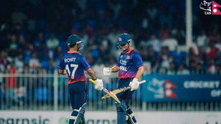 नेपालले पहिलो टी–२० आई खेलमा वेस्ट इन्डिजलाई हराउँदै ऐतिहासिक जित दर्ता गर्‍यो!