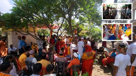 जनकपुरधामसहित मिथिलाञ्चलका दुर्गा मन्दिरमा सप्तमीका दिन आँखा उघार्ने विधि सम्पन्न!