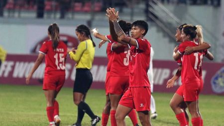 सावित्राको दुई गोलमा भारतमाथि नेपालको शानदार जित